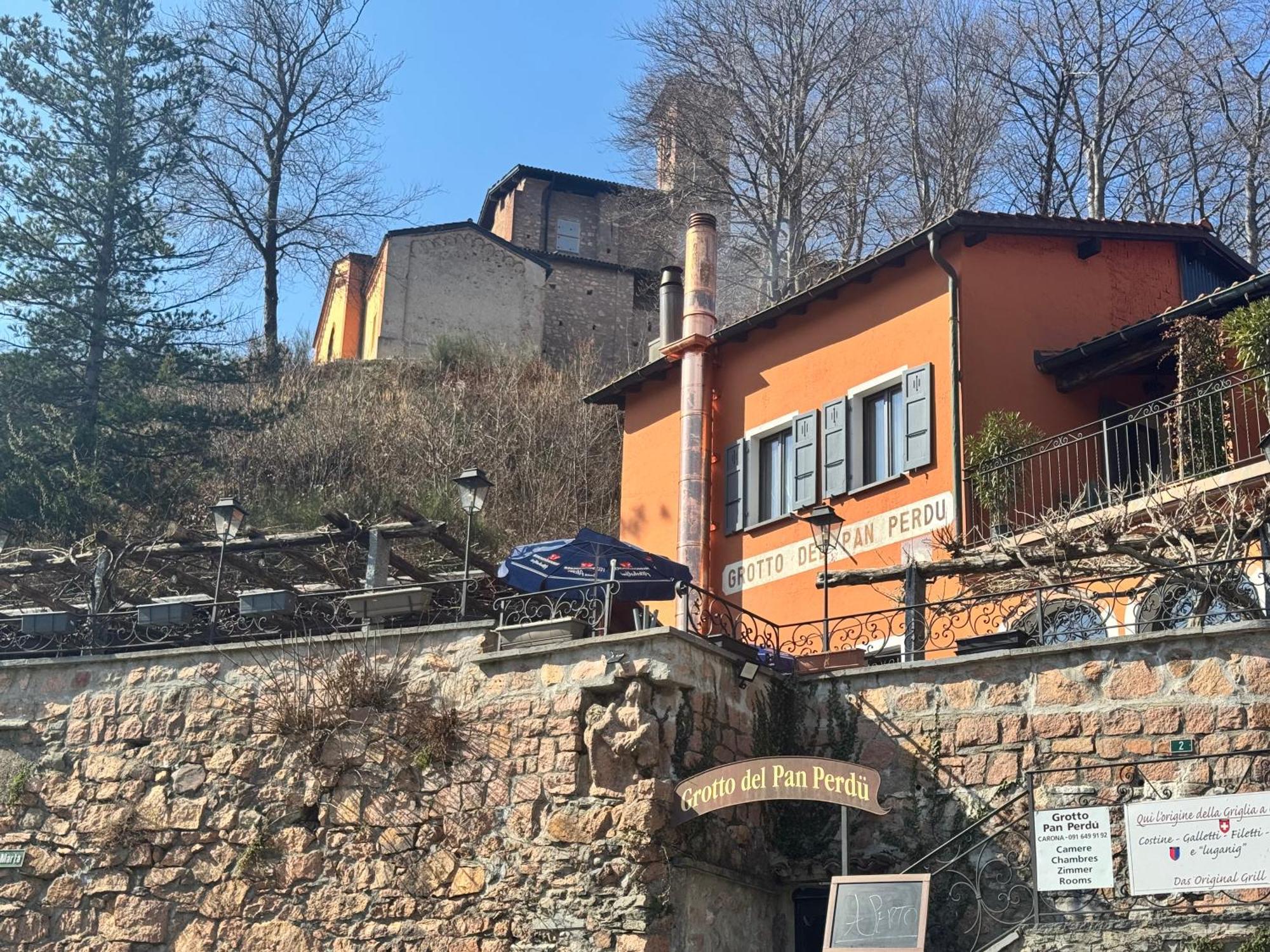 Grotto Del Pan Perdue Bed and Breakfast Lugano Exteriör bild